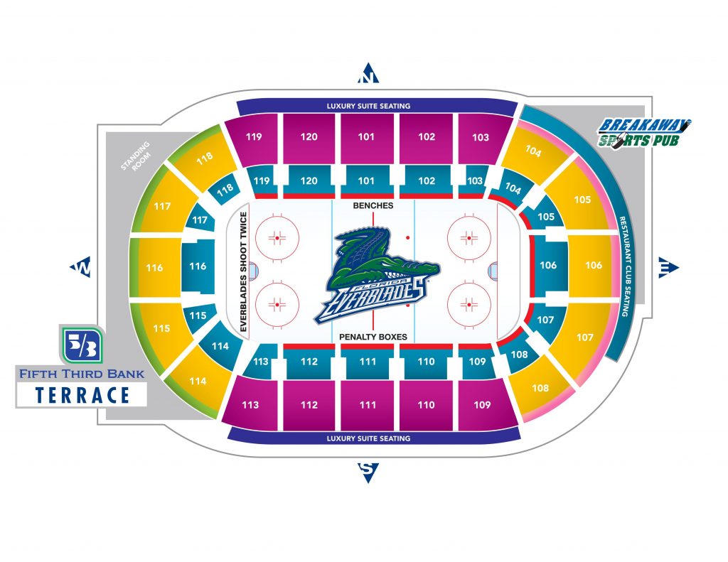 Everblades Seating Chart 2022